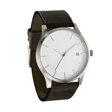 Fashion Business Quartz Large Dial Watch For Men's Matte Belt Wrist Watches watch strap leather relojes Fashion Business Quartz Large Dial Watch For Men's Matte Belt Wrist Watches watch strap leather relojes