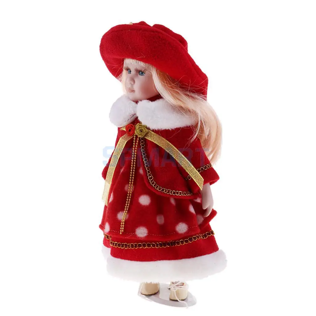 1/6 Porcelain Doll 12inch Victorian Lady People Figures Dollhouse Fairy Decor Kids Birthday Gift Adult Collections