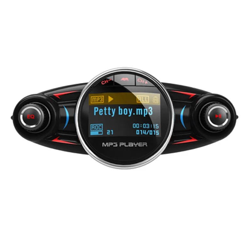 Беспроводной fm передатчик JaJaBor Bluetooth автомобильный комплект громкой связи AUX