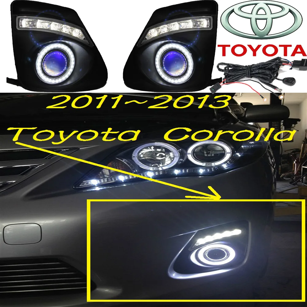 Corolla fog light LED,20112013;Free ship!Corolla daytime light,2ps/set