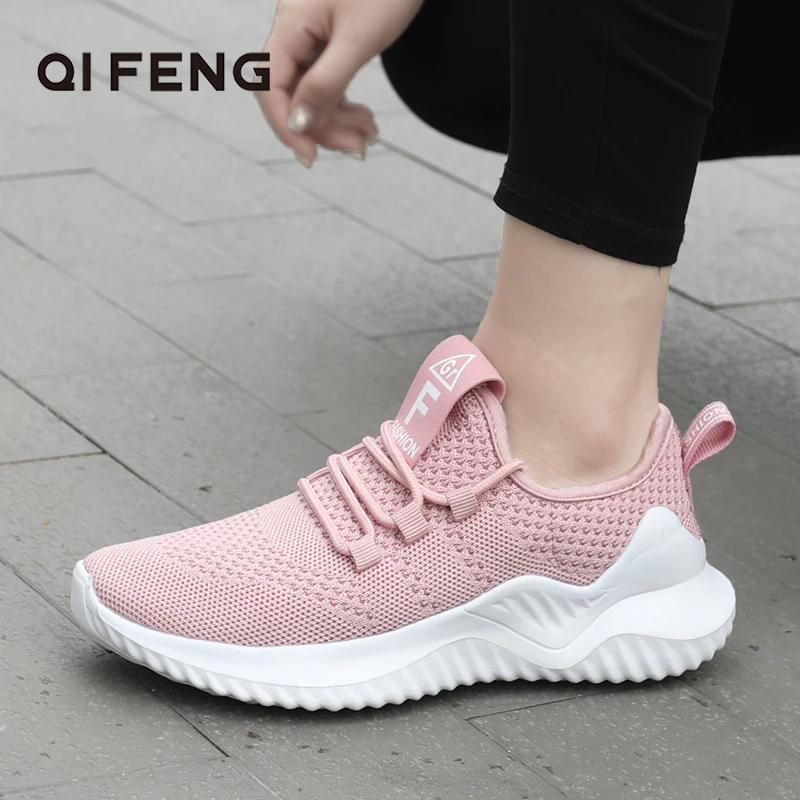 

2019 Popular Men Women Sneakers Breathable Fashion Running Shoes Couple Jogging Comfortable Walking Footwear Girl School Shoes