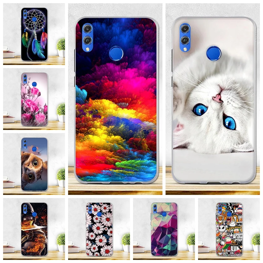 

For Huawei Honor 8X Case Honor 8X Cover 6.5" Soft Silicone Back Cover Case For Huawei Honor View 10 Lite / V10 Lite Phone Cases