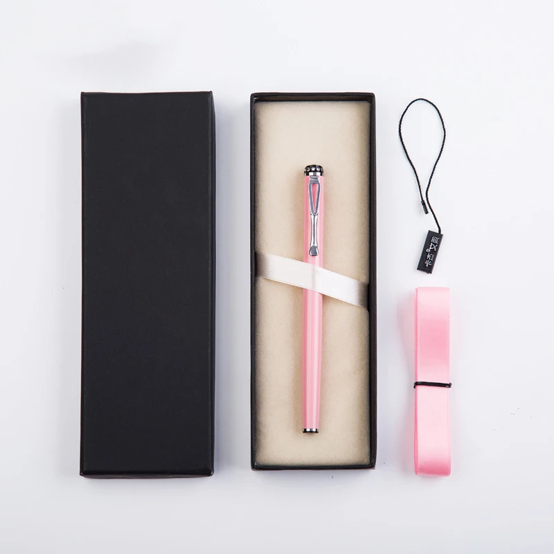 

Cute Elegant Candy Color Gel Pen Office Supplies School Stationery Metal Writing Sign Pens with an Original Gift Box