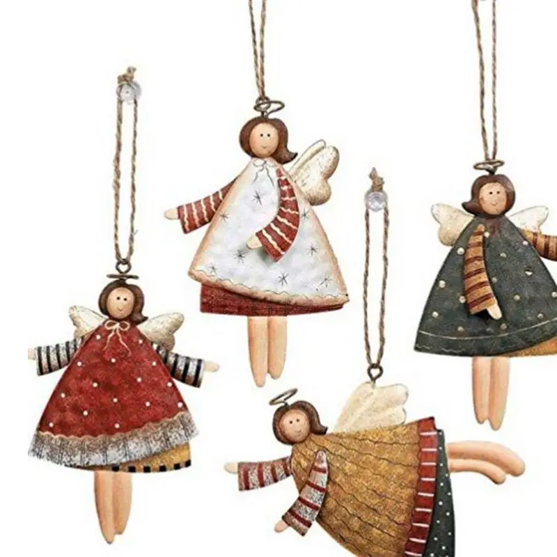 

12PCS/Set Creative Christmas Angel Girl Christmas Tree Decoration For Home Xmas Cute Doll Party Decoration Kids Gift