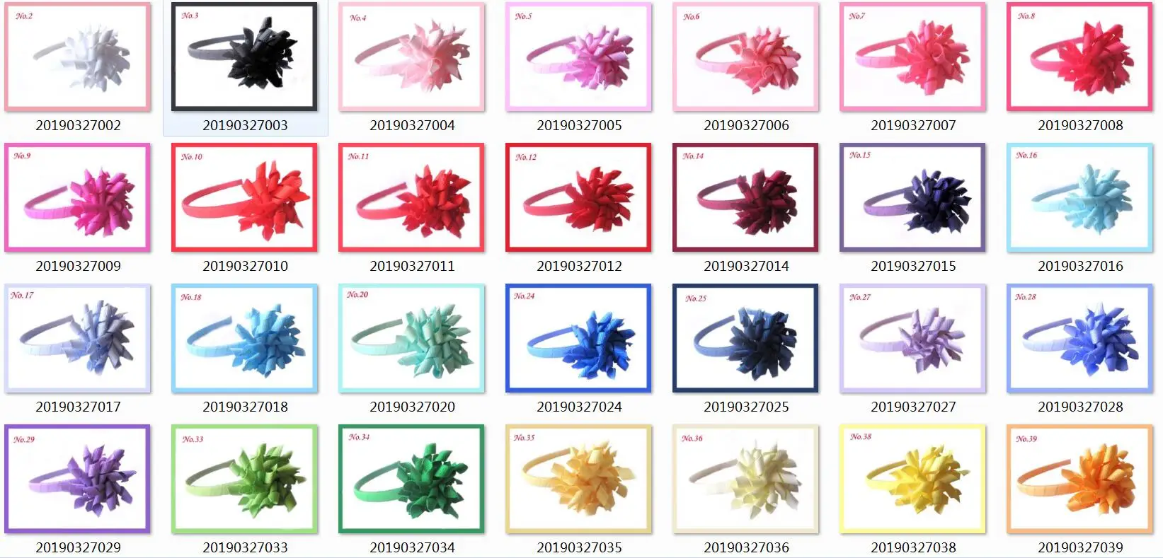 100 шт 2,5 ''korker ободки разноцветные korker банты для волос, ободок Популярные банты для волос - Цвет: mix min is 5 a color