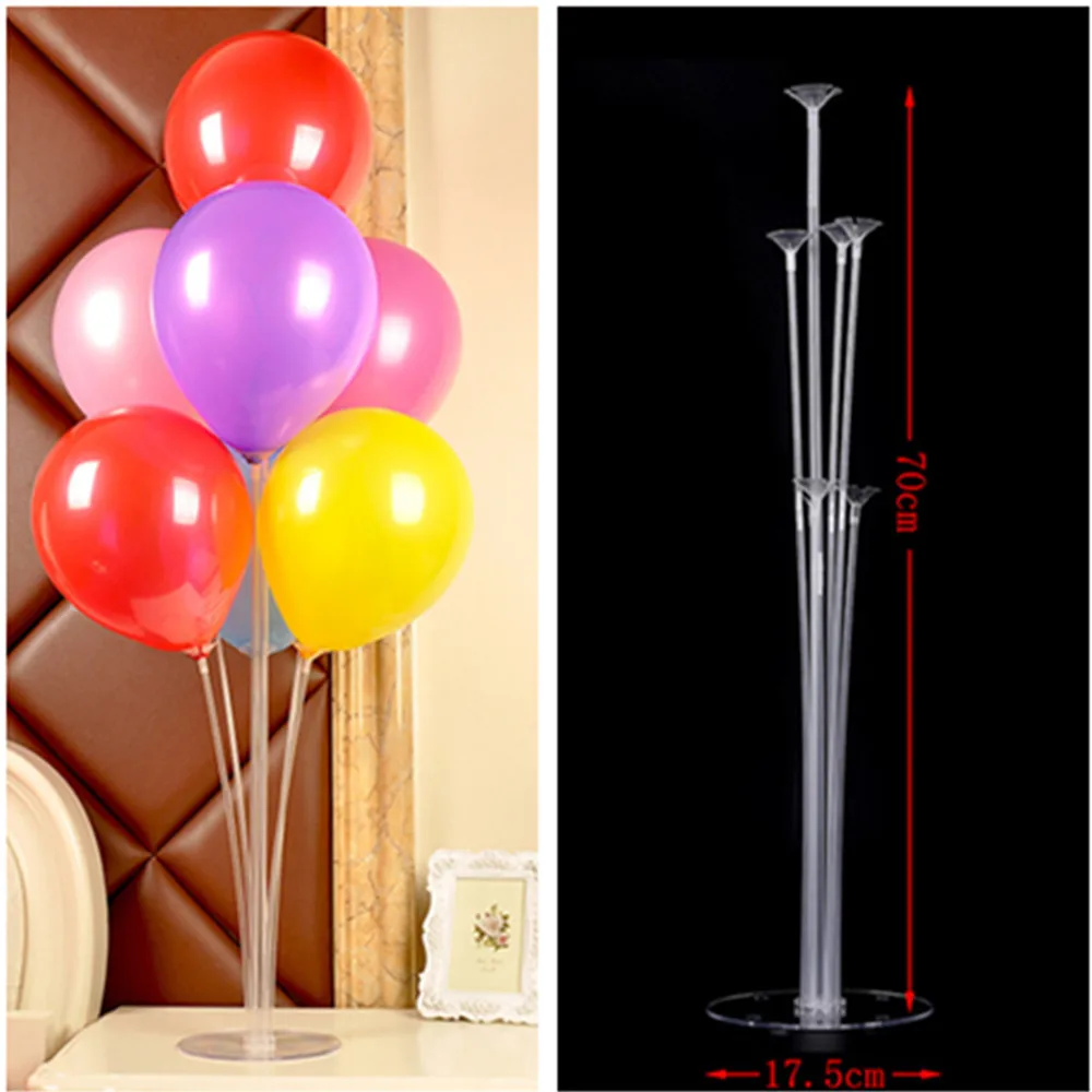 

7 in 1 Happy Birthday Balloons Stand Stick Baloon Birthday Party Decoration Kids Adult Balloon Holder Ballons Accessories Arch