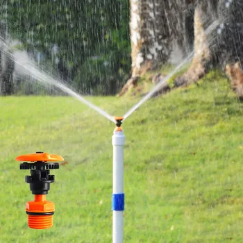 

DN15 nipple union Automatic Agricultural Gardening Watering Irrigation Sprinkling Rotating Nozzle garden sprinkler water
