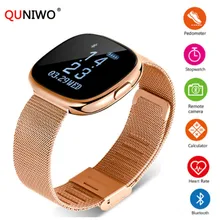 2018 New Women Smart Watch H2 Plus Metal Strap Bluetooth Wrist Men Smart Bracelet Support Sim TF Card Android&IOS Watch Sport