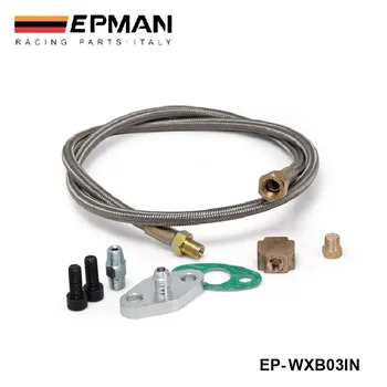 UNIVERSAL STAINLESS TURBO CHARGER/TURBOCHARGER OIL FEED LINE 1/8 NPT FITTING EP-WXB03IN