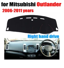 RKAC приборной панели автомобиля охватывает мат для Mitsubishi Outlander 2006-2011 лет правым custom FIT автомобиля тире pad авто аксессуары