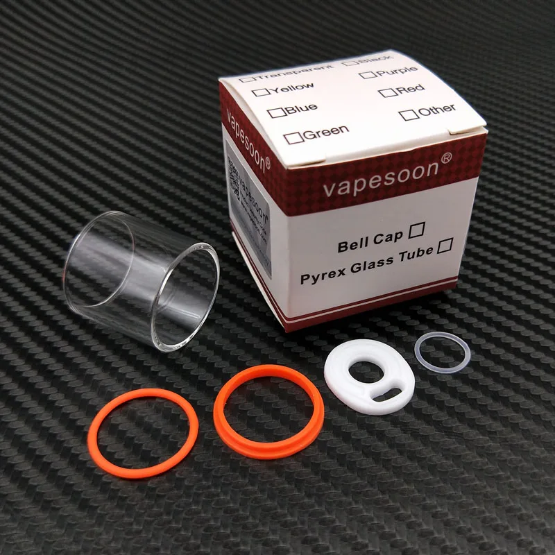 

VapeSoon Replacement Glass Tube with Seal O Ring For TFV8 BIG BABY 5ML Atomizer Tank