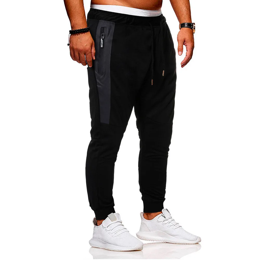 2019 Summer fashion men's sports trousers jogging pants men summer outdoor cargo pants men Non-slip leisure harem pants men 40J6 (1)