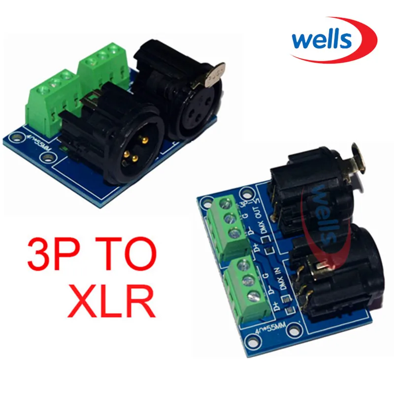 DMX512 XLR3 соединитель для 3pin 3Pin использовать DMX контроллера|dmx512 controller|dmx dmx512connector |