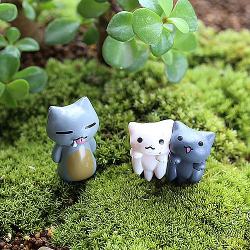 Neue 6 Stucke Hot Lustige Klettern Katzen Mini Nette Figuren