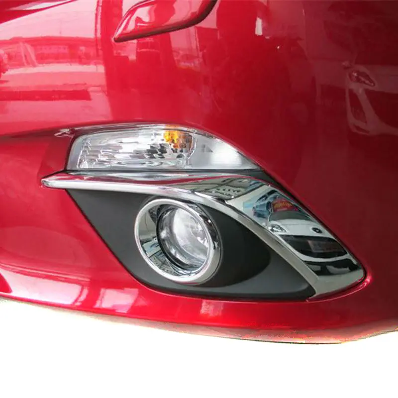 Передние противотуманные фары для MAZDA 3 Axela 2014 2015 BM BY ABS хромированные задние