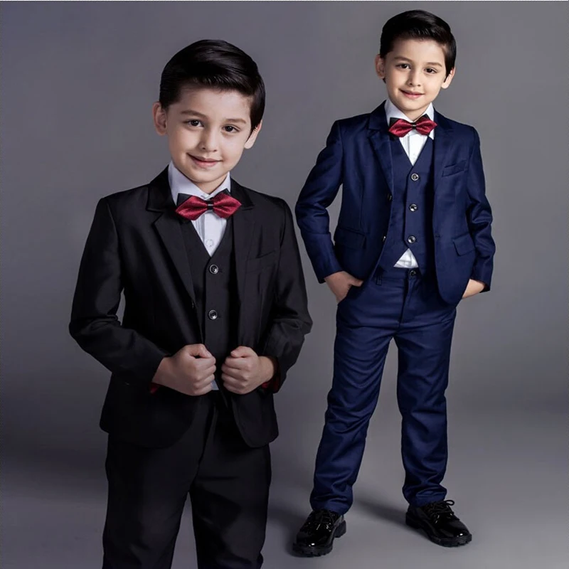 2017 Fashion Boys Suit For Weddings Party Little Kids Formal Suit Three