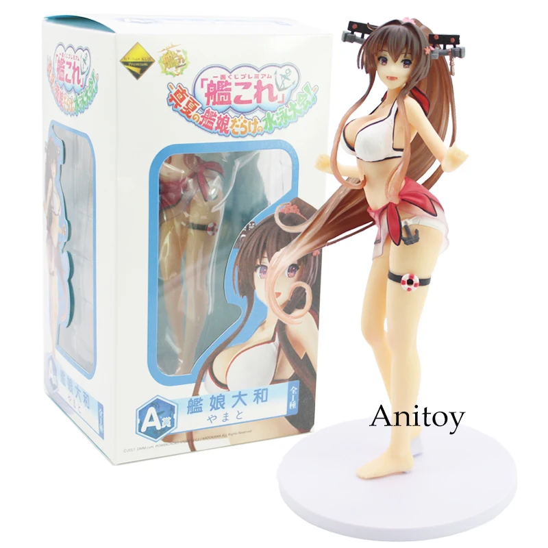 

Anime Kantai Collection Yamato Swimsuit Ver. Swimsuit Doll PVC Figure Collectible Model Toy 21cm