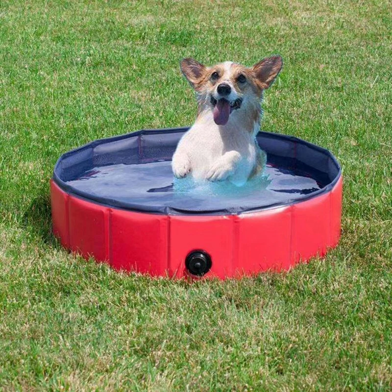 ПВХ Ванна для домашних животных водонепроницаемый складной бассейн для собак кошек щенок котенок Душ бассейн дом кровать сильный Купание