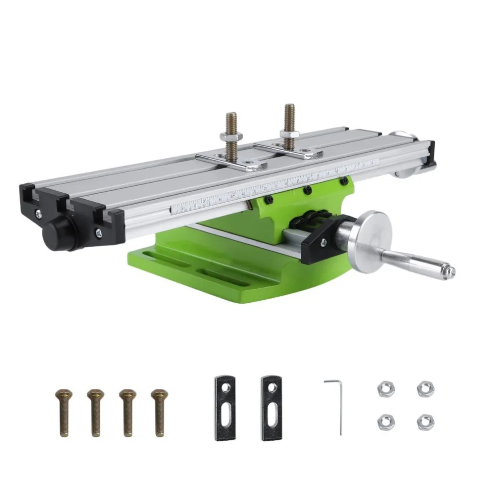 

(Ship From DE)High Precision 310 * 90mm Work Table Working Cross Vise Worktable Milling Compound Bench For Milling Machine Vise