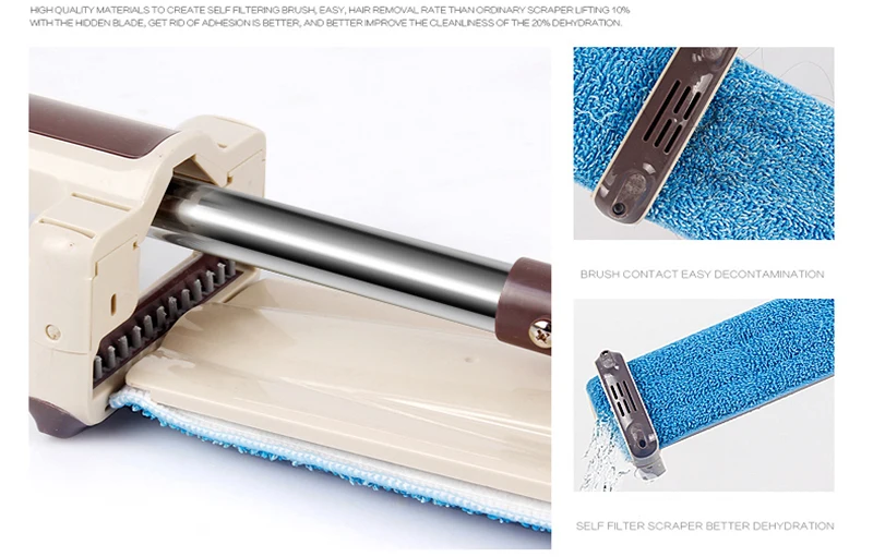 Congis Швабра для мытья полов, ручная стирка, вращение на 360 градусов, плоские швабры из микрофибры для уборки дома, длинные ручки, инструменты для уборки дома