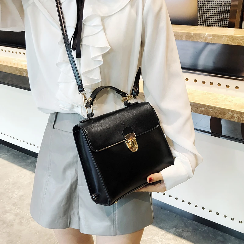 Beste Tassen voor vrouwen handtas designer kleine vierkante tas nieuwe effen kleur temperament casual Messenger bag
