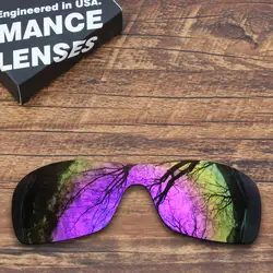 ToughAsNails поляризованные Сменные линзы для солнцезащитных очков Оукли Antix фиолетовые зеркальные (только линзы)