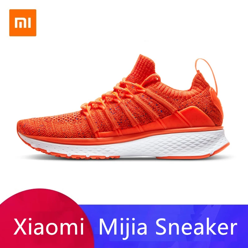 Женские кроссовки Xiaomi Mijia 2 умная обувь для бега выполнена в технике Uni mould с новой