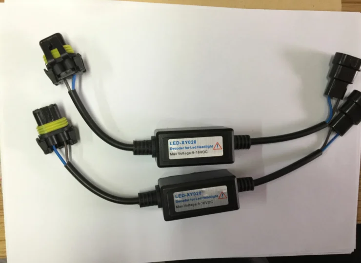 

H7 H1 H4 H11 H15 EMC Error Free Decoder Canceller Canbus Car LED Headlight Fog light Lamp DRL Resistor No Flickering Warning