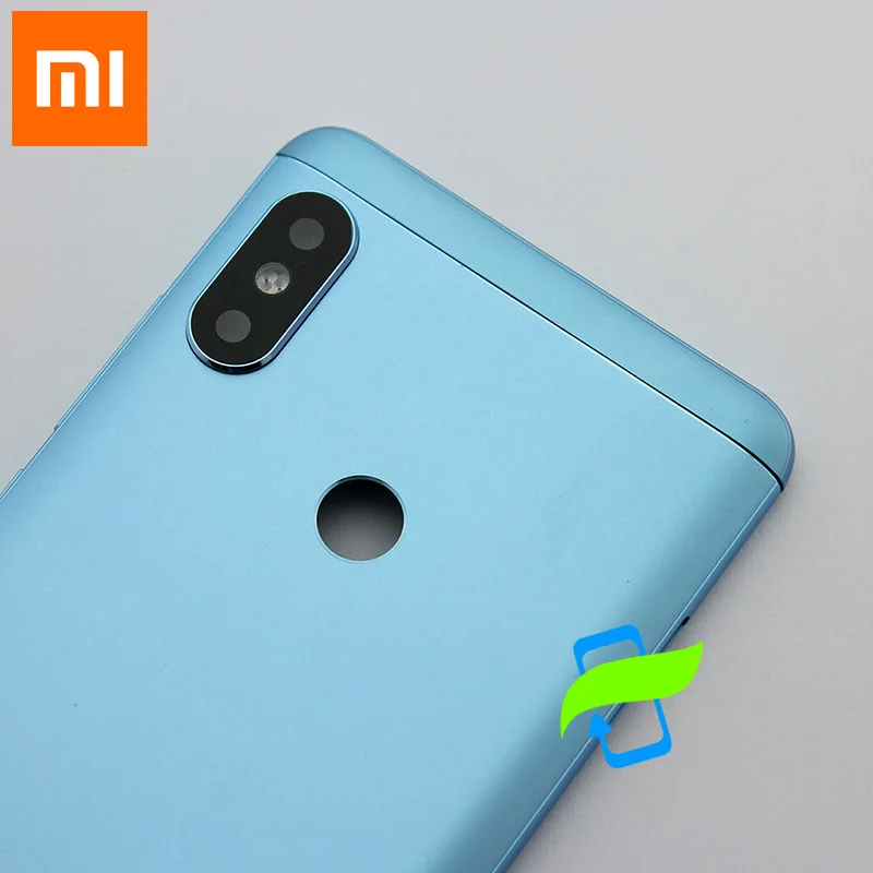 Оригинальная Задняя крышка батареи для Xiaomi Redmi Note5 задняя крышка Корпус задняя дверь Чехол Redmi Note 5 pro Кнопки громкости питания+ объектив камеры