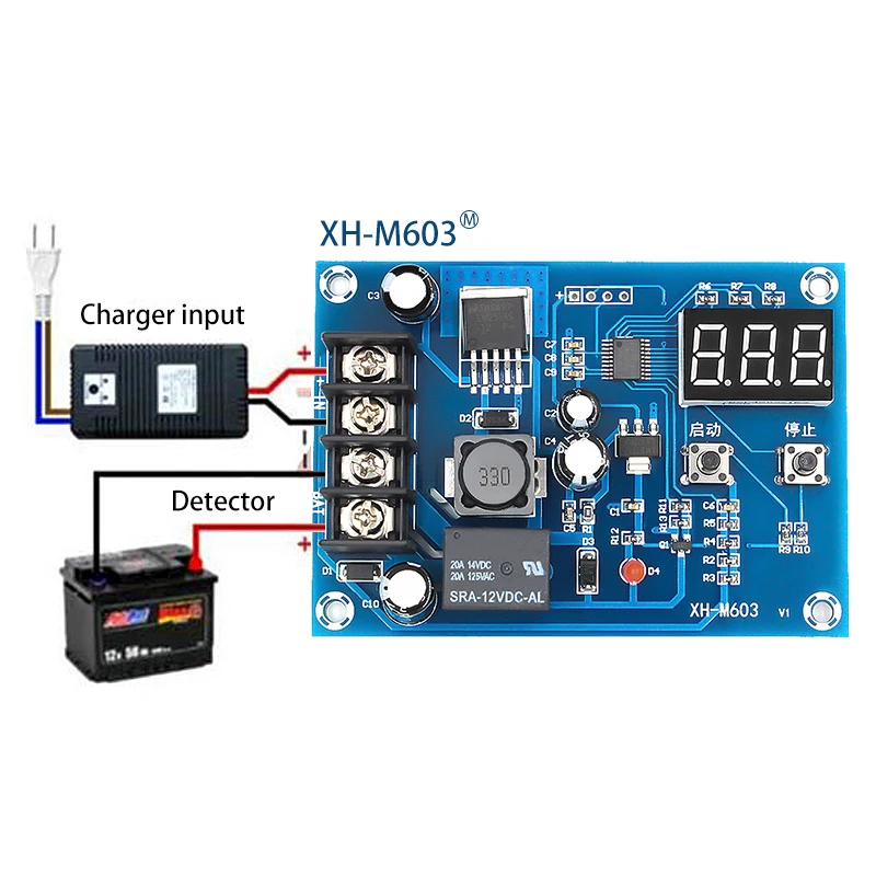 WAVGAT-Charging-Control-Module-XH-M603-Digital-LED-Display-Storage-Lithium-Battery-Charger-Control-Switch-Protection