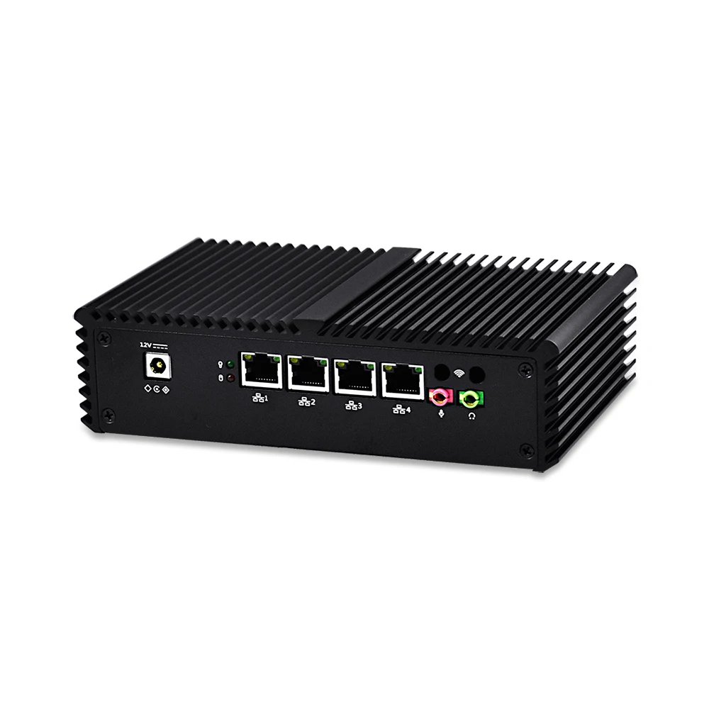 Мини ПК Qotom Core i3 i5 i7 4 гигабитных NIC порта поддержка серия безвентиляторный vpn