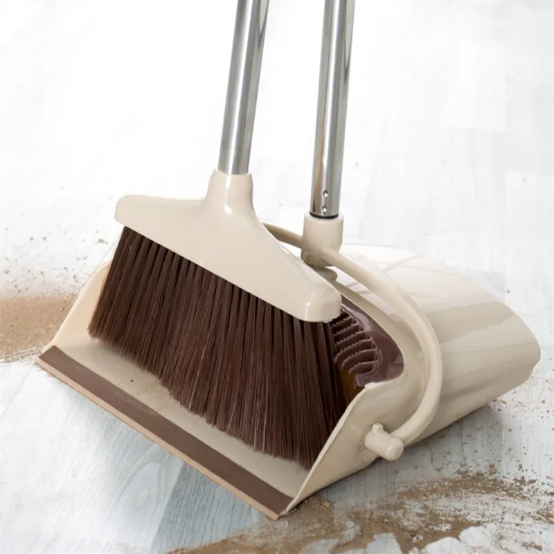

Broom Dustpan Suit Combination Household Fold Lazy Sweep The Floor Sweeping Hair Artifact Wooden Floor Windproof Magic Broom