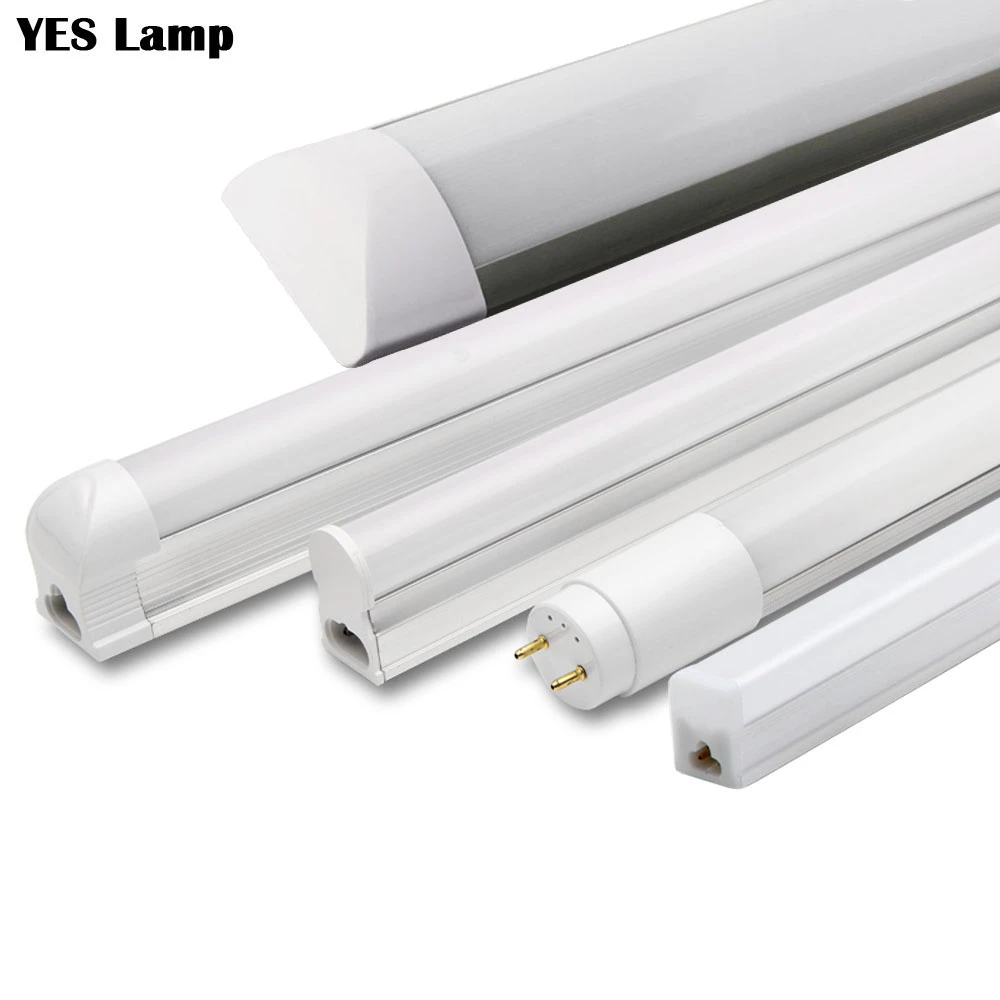 led tup t5 t8 entegre isik 1ft 2ft 6w 10w led floresan tup duvar lambasi ampul isik lampara soguk sicak beyaz 110v 220v led bulbs tubes aliexpress