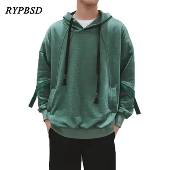 

2018 Autumn New Fashion Solid Creative Oversized Men Hoodies Sweatshirts Long Sleeve Streetwear Hip Hop Casual Pullover Hoodies