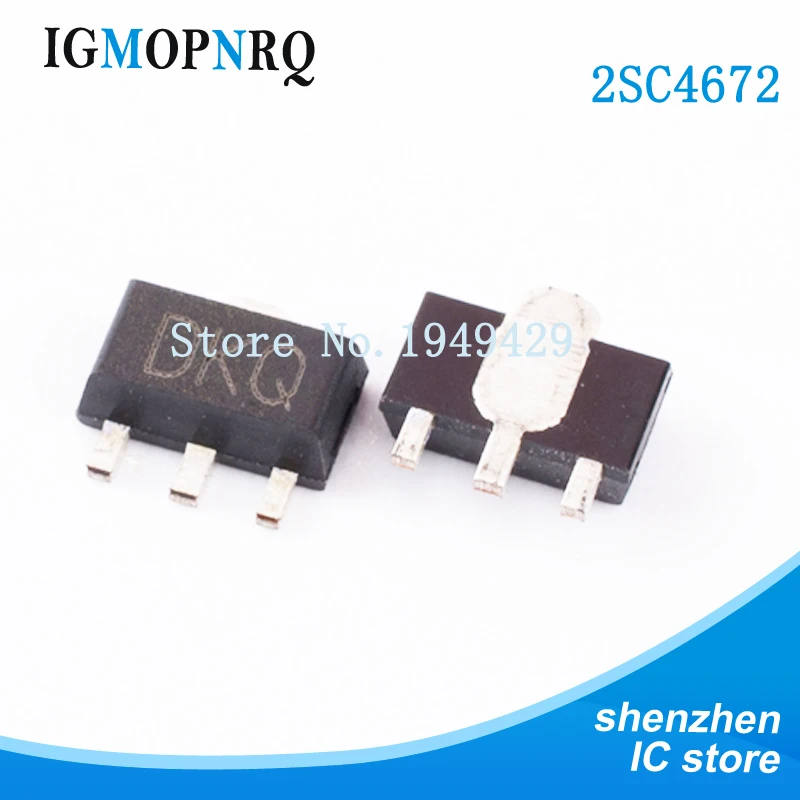 

10PCS 2SC4672 SOT89 C4672 Bipolar junction transistor (BJT) NPN 50V 3A New original free shipping