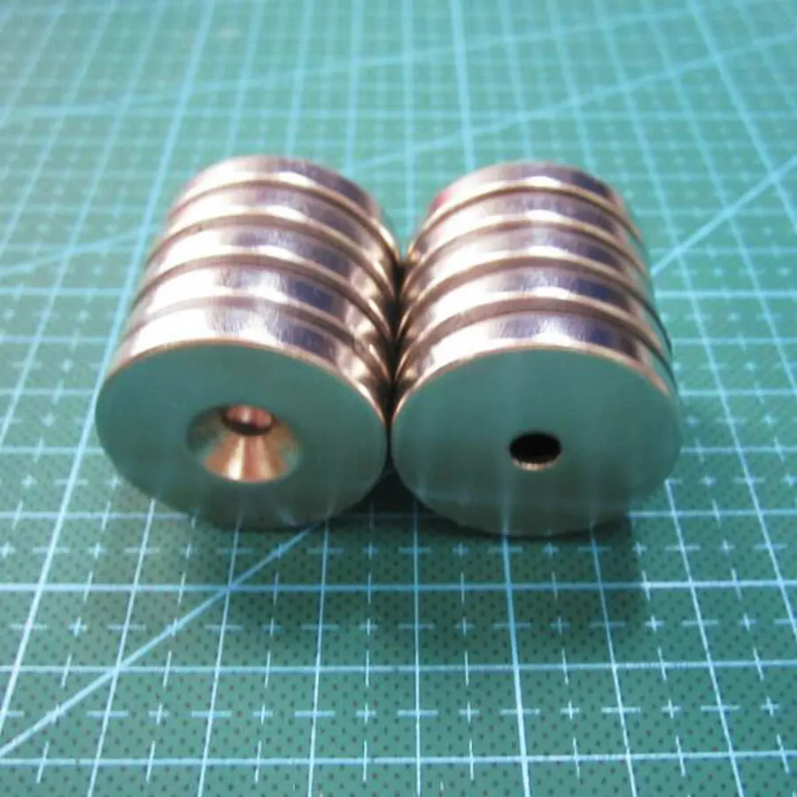 US $79.00 305 magnet 50pcs 30mm x 5mm Ring Hole 5mm Strong Round Rare Earth Neodymium Magnet 30x55 free shipping