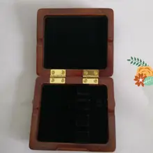 Высококачественный твердый деревянный ящик bassoon reeds может держать 3 штуки. Магнитная Адсорбция