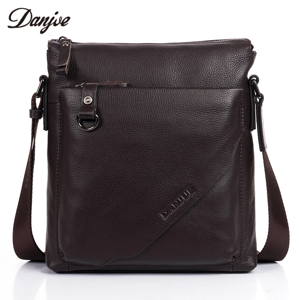 

DANJUE New Brand Fashion Shoulder Messenger Bag Casual Tide Bag Leather Men's Bag Factory Direct Explosion Men's Bag Wholesale