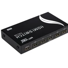 MT-VIKI 5x1 5 Способ HDMI коммутатор 5 вход 1 выходной порт sup порт 3D и 1080P с ИК-пультом дистанционного управления и металлическим корпусом MT-SW501-MH