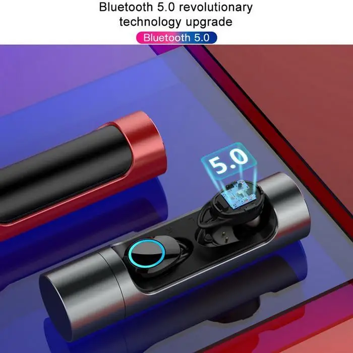 Модные Портативные стерео наушники-вкладыши Беспроводные спортивные Bluetooth наушники бинауральные в ухо спортивные мини милые наушники с зарядной коробкой