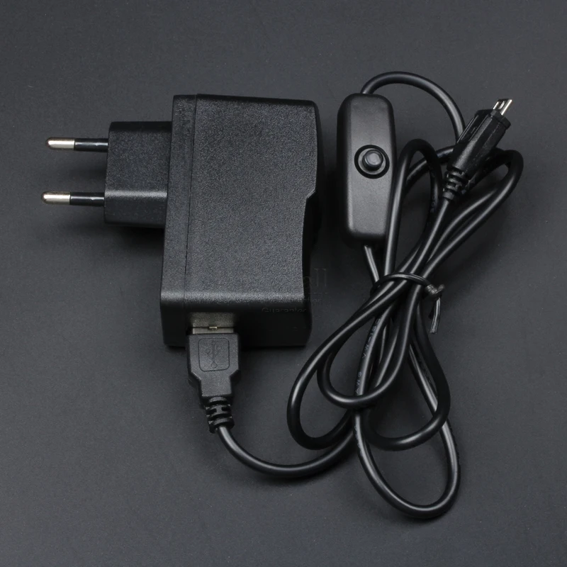 Raspberry Pi 3 адаптер переменного тока комплект питания 5 В 2.5A Micro USB кабель зарядное