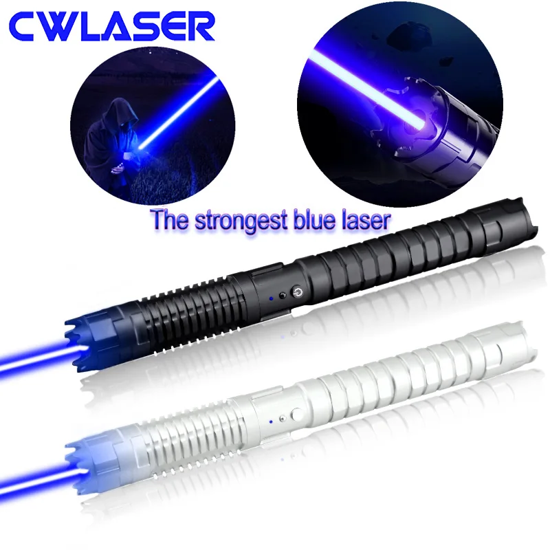 CWLASER 10 Miles Most Powerful Laser Military Burning Laser 3-Mode 450nm Focusable Blue Laser Pointer with Lock and Luxury Case CWLASER 10 Miles Most Powerful Laser Military Burning Laser 3-Mode 450nm Focusable Blue Laser Pointer with Lock and Luxury Case