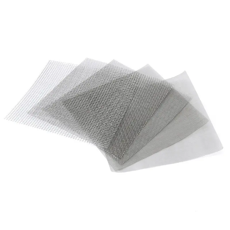 

304 Stainless Steel Woven 10 Mesh Wire 30cm Square Filtration Grill Sheet Filte Fine Low Price