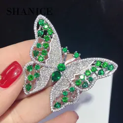 SHANICE Бабочка DIY ювелирных изделий Bijoux циркон для ожерелья мужчин соединитель кистей Шарм Медь животных микро проложить ювелирные изделия