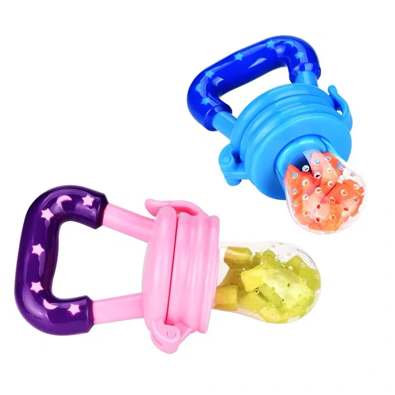 Newborn Baby Fruit Teether Baby Nipple Food Bite Safe Feeder Bite Food Teether Oral Care Pacifier Birth Infant Silicone Teethers
