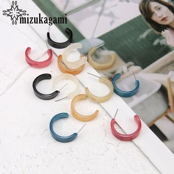 

C-shaped Acetic Acid Earnail 10pcs/lot For DIY Drop Earrings Jewelry Making Accessories