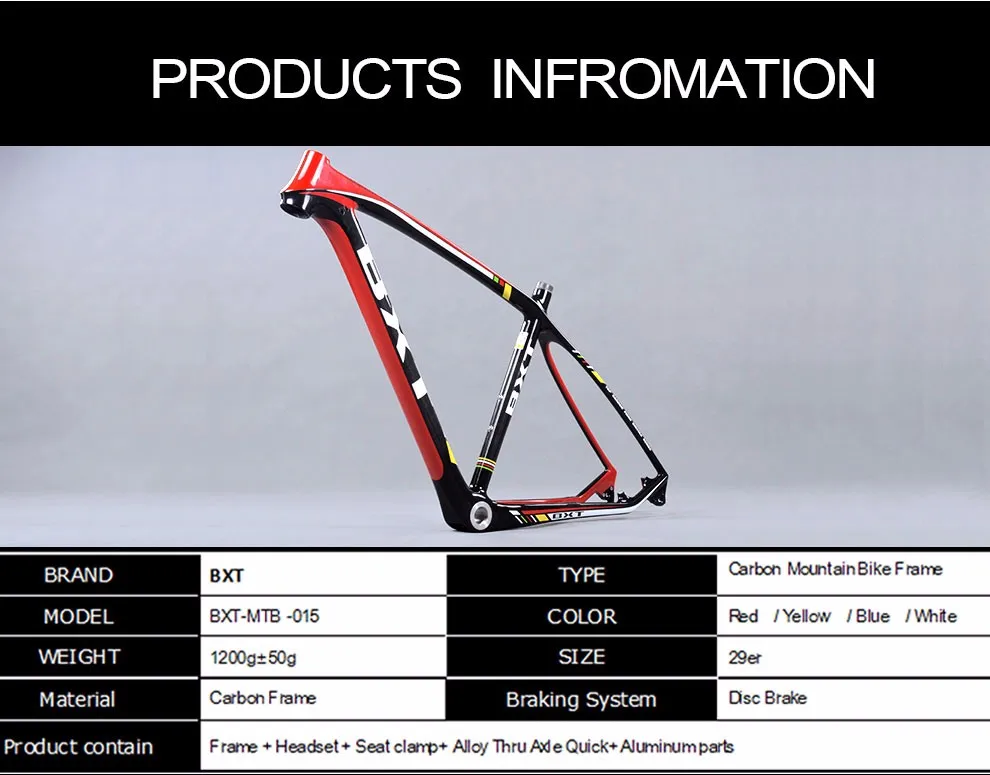 Best BXT t800 carbon mtb frame full suspension 29er suspension carbon fiber mountain bike 29 15.5 17.5 19 20.5 inch in Bicycle Frame 2 Best BXT t800 carbon mtb frame full suspension 29er suspension carbon fiber mountain bike 29 15.5 17.5 19 20.5 inch in Bicycle Frame 2