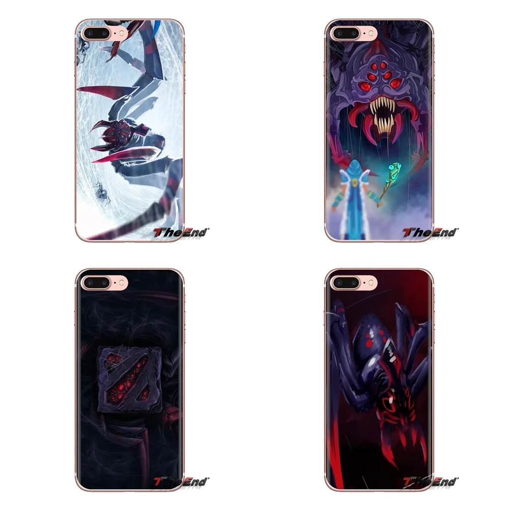 For Xiaomi Redmi 4A S2 Note 3 3S 4 4X 5 Plus 6 7 6A Pro Pocophone F1 Black Arachnia dota 2 BroodMother Soft Transparent Bag Case |