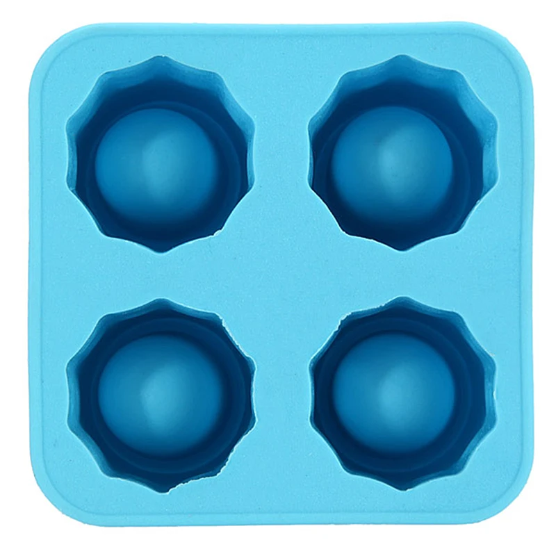

1PC Bar Party Drink Ice Tray Cool Shape Ice Cube Freeze Mold Ice Maker Mould You can eat a cup 4-Cup Ice mold cup