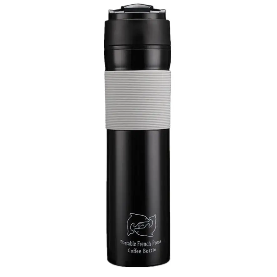 

2018 Portable French Press Coffee Maker Travel Mug Manual Patent Plunger 3qw0529